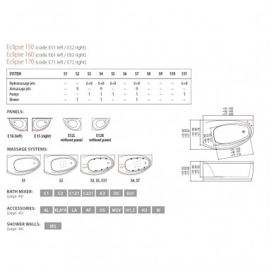 Balteco vonia Eclipse 170 3