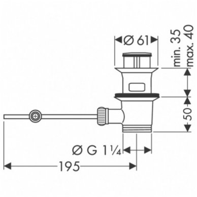 Hansgrohe maišytuvas praustuvui Talis S 100 4