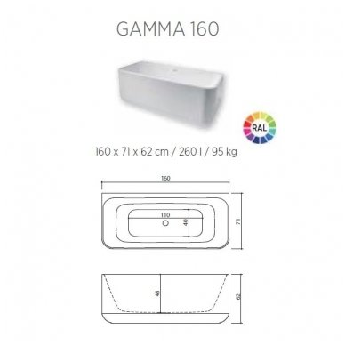 Balteco vonia Gamma 160 3