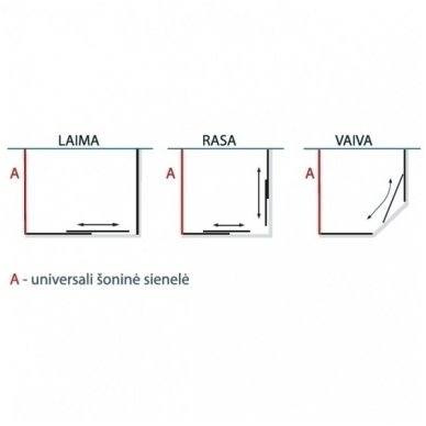 Baltijos Brasta stačiakampė dušo kabina Laima 1200x800 5