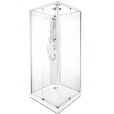 Contura Shower kvadratinė dušo kabina Showerama Comfort 900x900