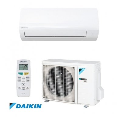 Daikin šilumos siurblys oro kondicionierius Sensira FTXF35E + RXF35E