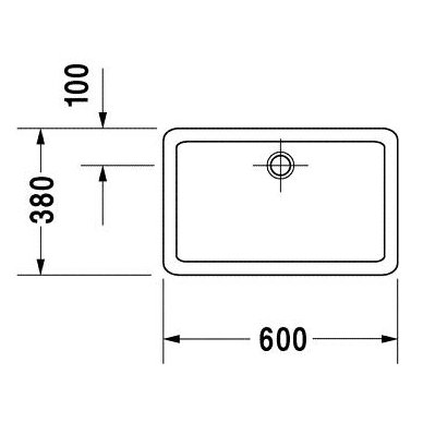 Duravit baldinis praustuvas-dubuo 600x380 Vero 045560 2