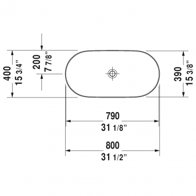 Duravit baldinis praustuvas 800x400 Luv 037980 2