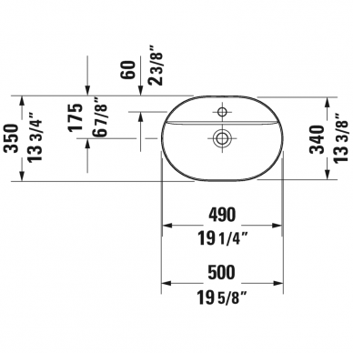 Duravit baldinis praustuvas 500x350 Luv 038050 2