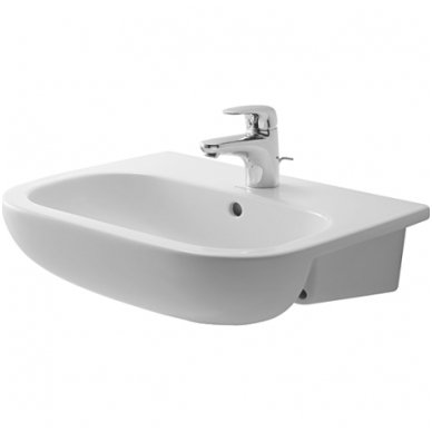 Duravit dalinai įmontuojamas praustuvas 550x440 D-Code 033955