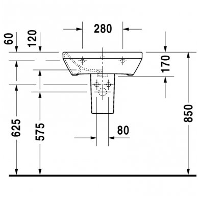 Duravit praustuvas DuraStyle 231955 3