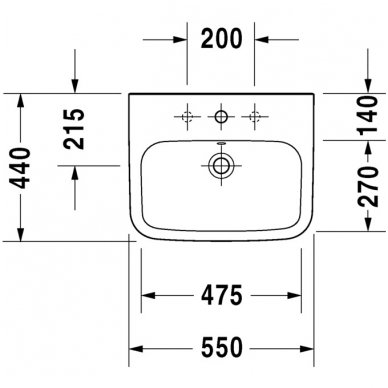 Duravit praustuvas DuraStyle 231955 2