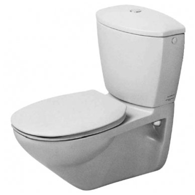 Duravit pakabinamas WC Duraplus 019509+087400+006420