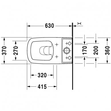 Duravit pastatomas WC DuraStyle 215509 2