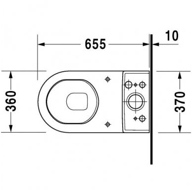 Duravit pastatomas WC Starck 3 012609 2