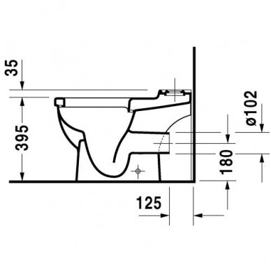 Duravit pastatomas WC Starck 3 012609 3