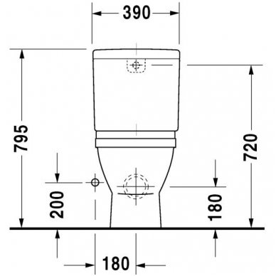 Duravit pastatomas WC Starck 3 012609 5