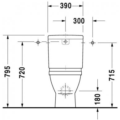 Duravit pastatomas WC Starck 3 012809 4