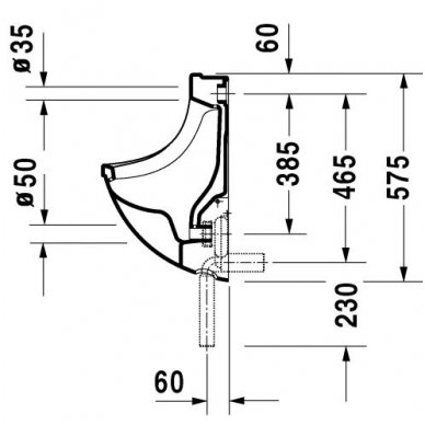 Duravit pisuaras Starck 3 082135 3