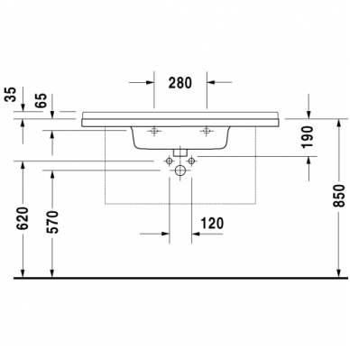 Duravit praustuvas 1050x485 Starck 3 030410 3