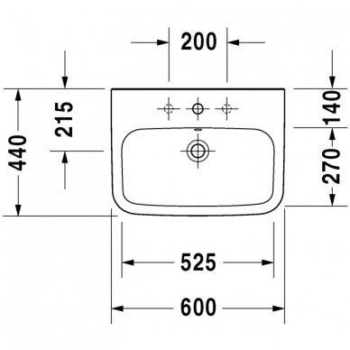 Duravit praustuvas DuraStyle 231960 2