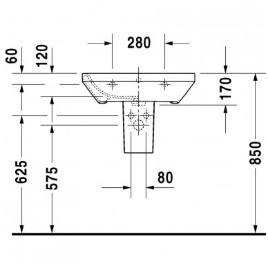 Duravit praustuvas DuraStyle 231960 3