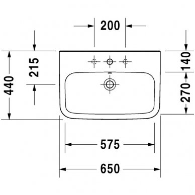 Duravit praustuvas DuraStyle 231965 2