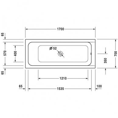 Duravit vonia D-Code 1700x700 700097 2