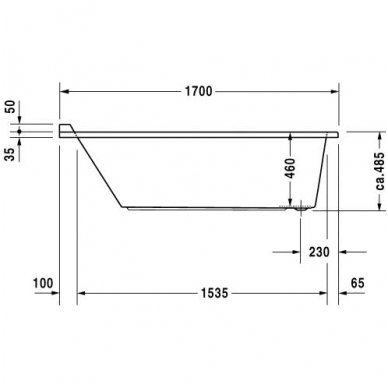 Duravit vonia Starck 1700x800 700336 3