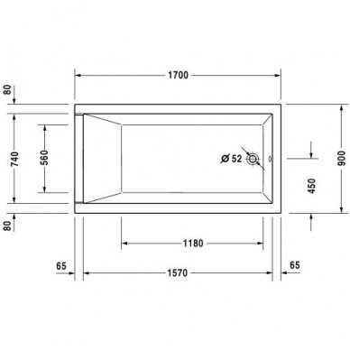 Duravit vonia Starck 1700x900 700337 3