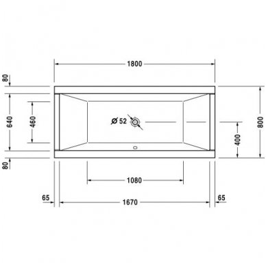 Duravit vonia Starck 1800x800 700338 2