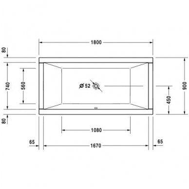 Duravit vonia Starck 1800x900 700339 2