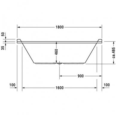 Duravit vonia Starck 1800x900 700339 3