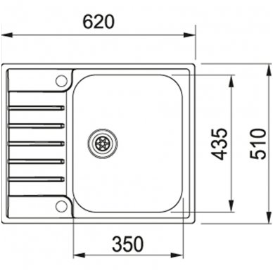 Franke plautuvė Argos AGX 211-62 2