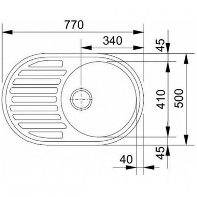 Franke plautuvė Ronda ROG 611 2