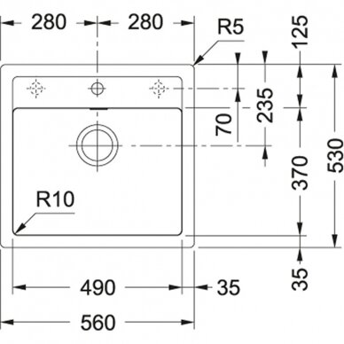 Franke plautuvė Sirius SID 610 2