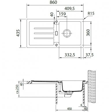 Franke plautuvė Strata STG 614 2