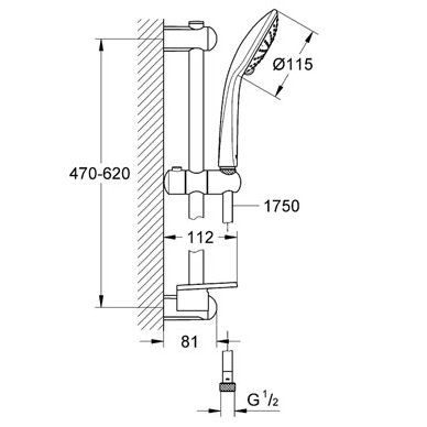 Grohe dušo komplektas Euphoria 110 Duo 2