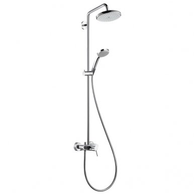 Hansgrohe dušo komplektas su maišytuvu Croma 220 Air 1jet Showerpipe 27222000