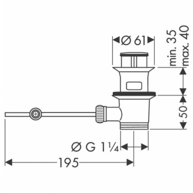 Hansgrohe maišytuvas praustuvui Focus 70 4