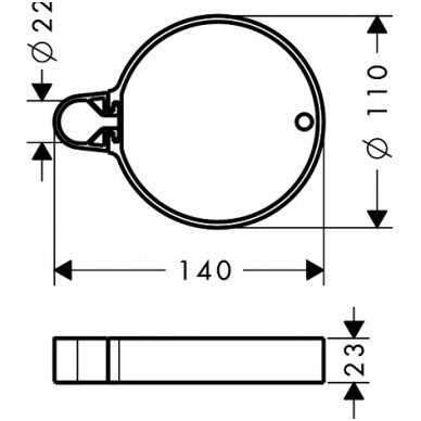 Hansgrohe muilinė Casetta'C 28678000 2