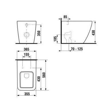 Jika pastatomas WC Pure 823424 2