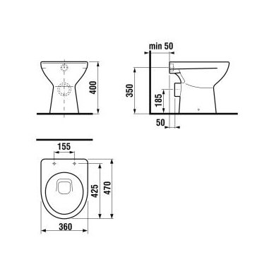 Jika pastatomas WC Lyra Plus 821386 2