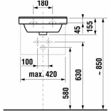 Jika praustuvas Cubito 450x340 H8114220001041 3