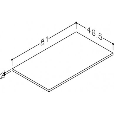 Kamė dekton/marmuro stalviršis 80 3