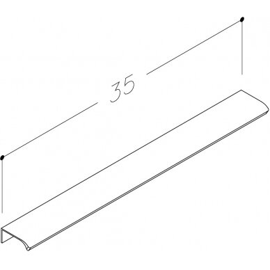 Kamė rankenėlė BIG 35 3