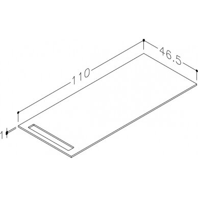 Kamė stalviršis HPL 110 2