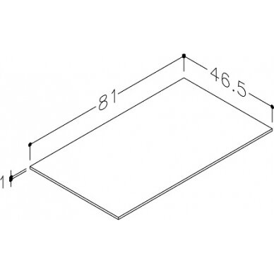 Kamė stalviršis HPL 80 2