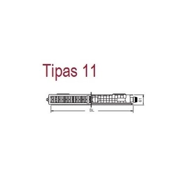 Kermi plieninis radiatorius 11x600 (ilgis pasirinktinai) 2