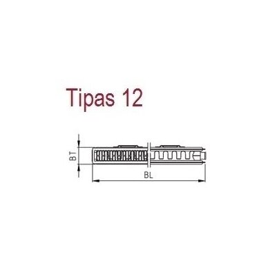 Kermi plieninis radiatorius 12x900 (ilgis pasirinktinai) 2