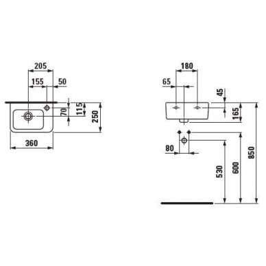 Laufen praustuvas 360x250 Pro 816955 2