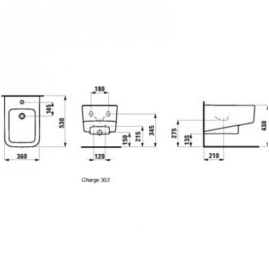 Laufen pakabinama bidė Pro S 830961 2