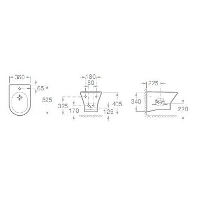 Roca pakabinama bide Nexo A357645000 2