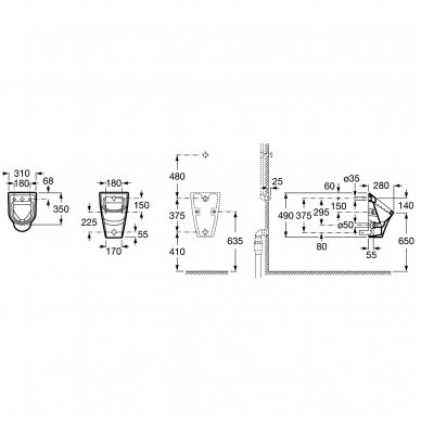 Roca pisuaras Nexo A35364K000 3